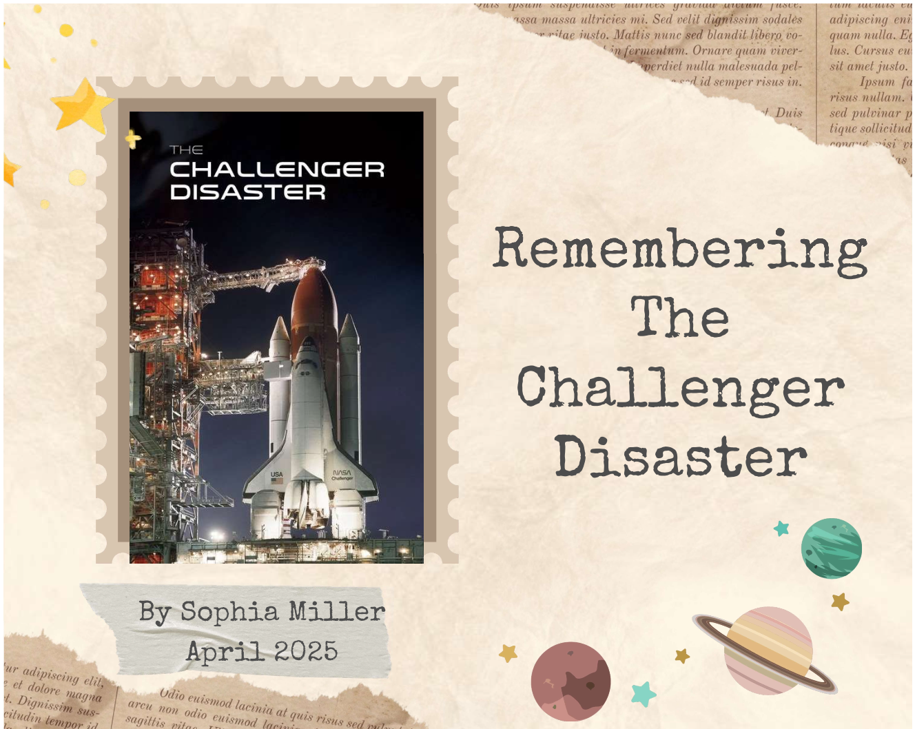 Remembering the Challenger Disaster