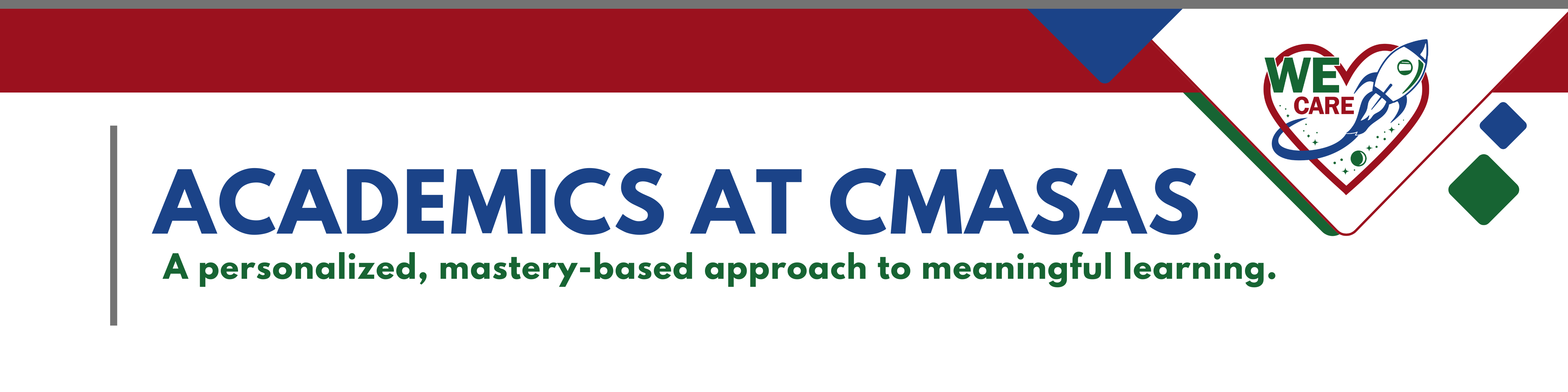 Academics at CMASAS banner