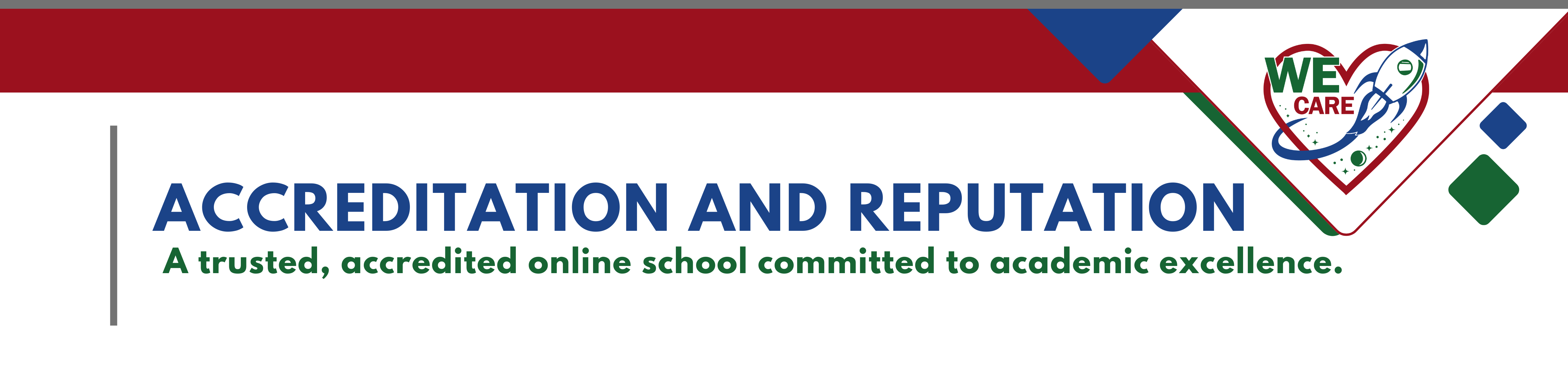 Accreditation and Reputation banner
